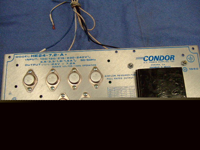 Condor power supply HE24 7.2 a+ 