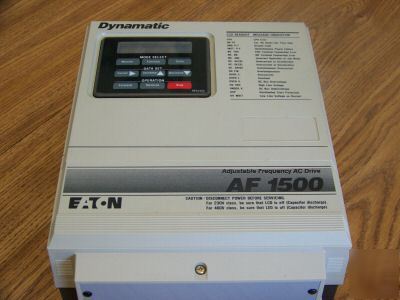 Eaton adjustable frequency drive af 1500