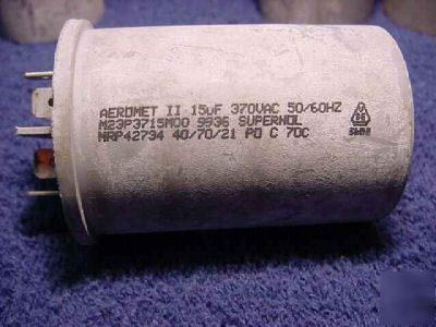 Five 15 microfarad motor run capacitors