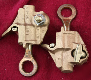 Hubbell power systems clamp hot line bronze anderson 