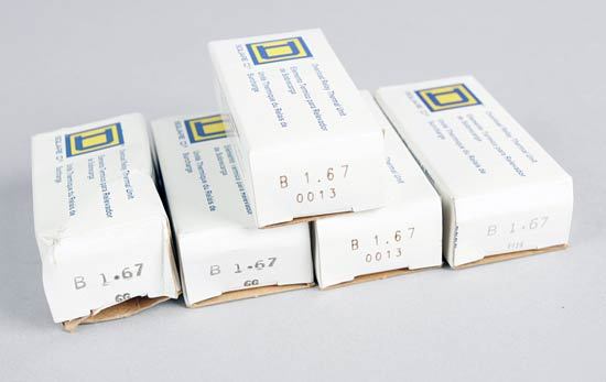 Lot 5 B1.67 square d overload relay thermal units 