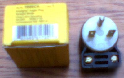 New hubbell HBL5666CA 15 amp 250 volt 6-15P angle plug