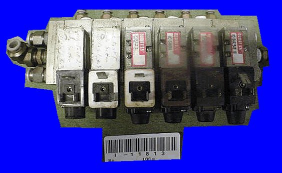 Numatics 6 valve body exits model 236-279B