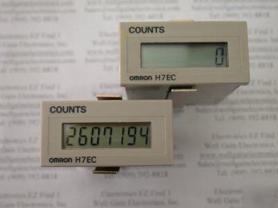 Omron H7EC -fbv 7DIGIT counter w reset self power refur
