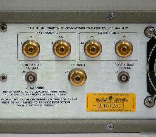 Hp agilent 8515A s-parameter test set 45MHZ to 26.5GHZ