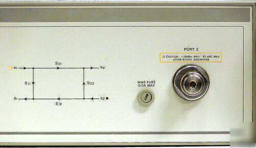 Hp agilent 8515A s-parameter test set 45MHZ to 26.5GHZ