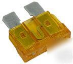 10 x qb blade automotive fuses 40A, ato, rohs amber