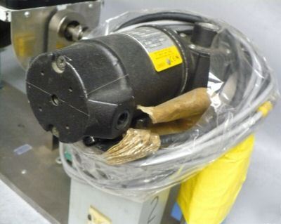 Baldor dcpm industrial electric motor, 1/27 hp 8.7RPM