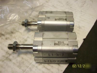Festo advu-25-25-a-p-a compact cylinder lot of 2