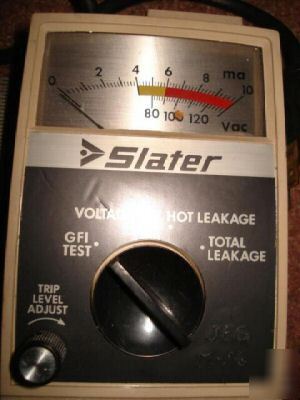 Ground fault tester slater sir-dt 10 a load 135 vac