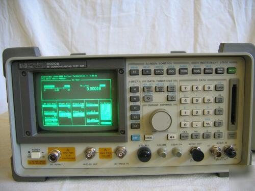 Hp 8920B rf communication test set w/ options