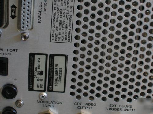 Hp 8920B rf communication test set w/ options