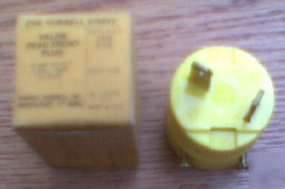 Hubbell HBL9758VY valise plug 20 a 250 v 2-20P 9758VY