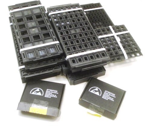 Lot of 13LBS of electronic components in trays