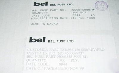 New S558-5999-m-1 bell fuse 900 t/r 300PCS belfuse 