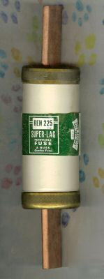 New bussmann super-lag ren 225 amp renewable fuse 