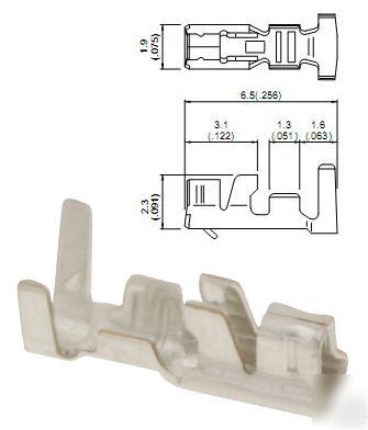 Jst sxa-001T-P0.6 crimp pin contact xa series 700PCS