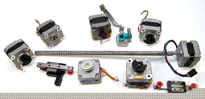 Lot lead screw rail actuator / encoder / stepping motor