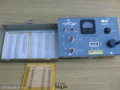 Narda 802B freq meter 2.3G-10.5 ghz. w cal. chart 