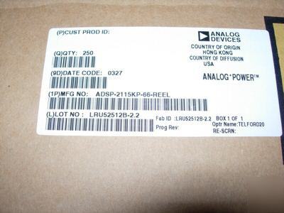 New adsp-2115KP-66 analog devices ADSP2115KP66 