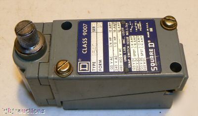 Square d 9007 type B54C series b limit switch