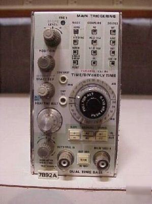 Tektronix #7B9A dual time base 